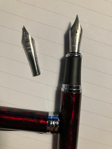 Jinhao X750 pennino Bock.jpg