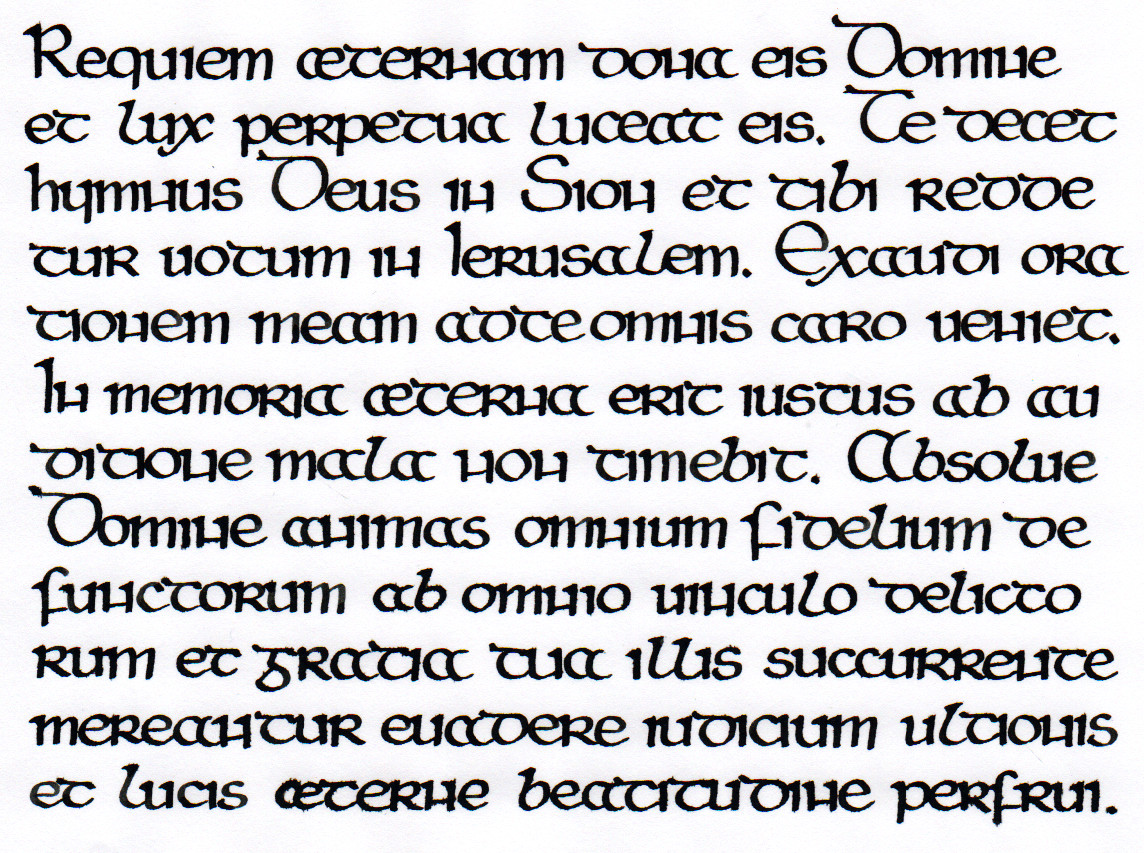 Requiem Maiuscolo Insulare