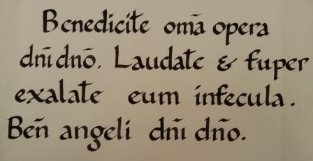 Esempio fatto su carta A4 da fotocopie - ed errore di scrittura