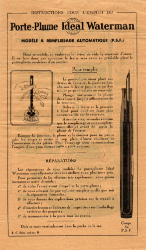 12. WATERMAN - ISTRO - 1935 - Lever filler - FRONTE.jpg