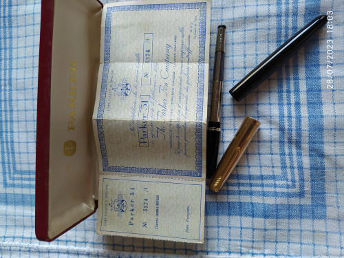 IMG_20230728_180355.jpg (7.23 MiB) Visto 2185 volte Parker 51 Mark I aerometric del 1948/9