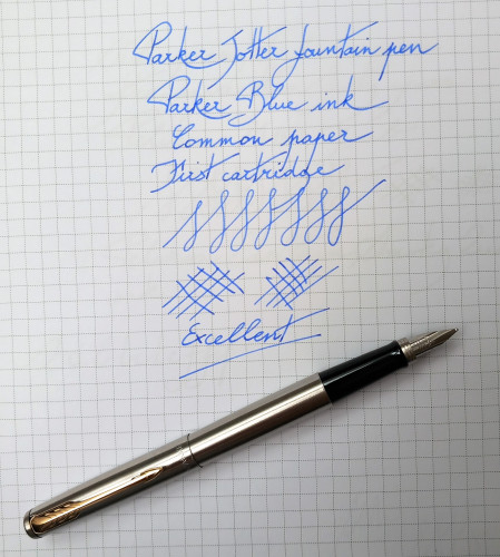 Parker Jotter Flighter - forst writing sample.jpg