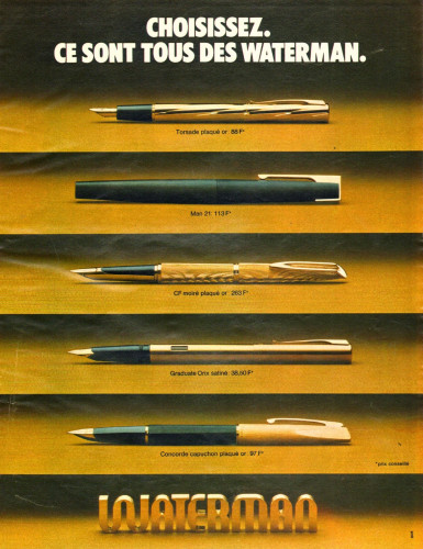 1973 Waterman.JPG (428.26 KiB) Visto 907 volte pubblicità Waterman 1973