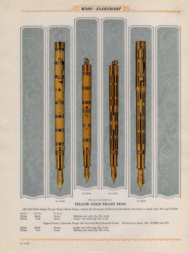 12. WAHL-EVERSHARP general catalog 1928 - Enameled pens (fonte PCA).jpg