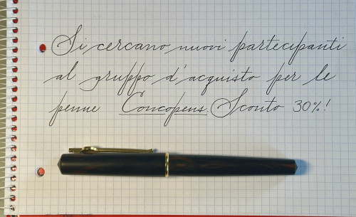 La mia Ebony F caricata con X-Feather