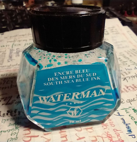 Waterman south sea blue ink