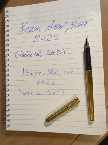 IMG_20241231_174506_360.jpg (1.29 MiB) Visto 2497 volte Buon 2025 - Parker 180 Milleraies