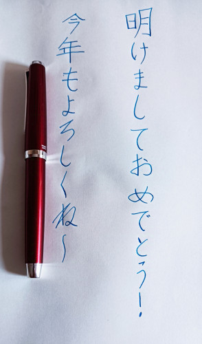 Penna: Pilot Elabo metal SF<br />Inchiostro: Iroshizuku Kon-peki<br />Carta: Tomoe River