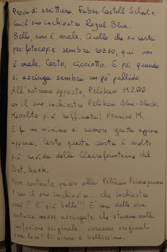 Carta bianca (giallognola) meno liscia, blocco Tiger