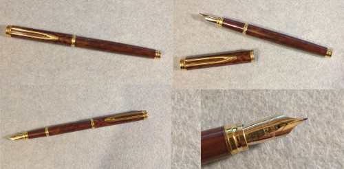 Waterman Gentleman Laquer Brown Marble