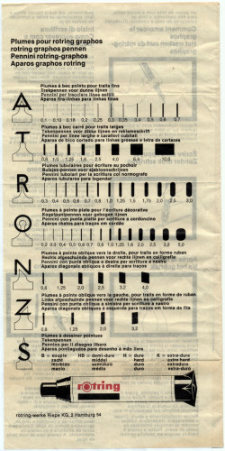 Rotring Graphos - Foglio istruzioni - pag.4