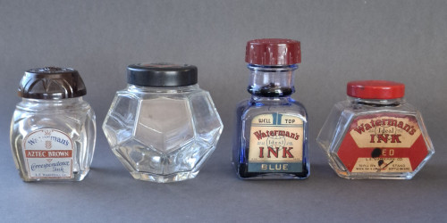 38. Waterman's Ink bottles 1936 - Final lineup.jpg