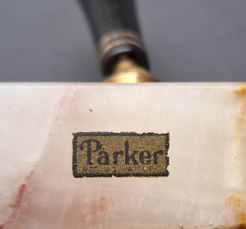 80. Parker «GO» onyx desk base. Brand imprint.jpg
