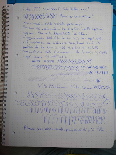 Prova di scrittura