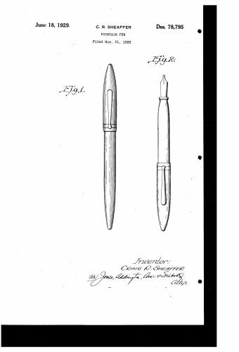 31. SHEAFFER Balance. Patent-US-D078795 (dal Wiki).jpg