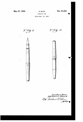 39. EVERSHARP Equipoised. Patent-US-D081223 by R. BACK-immagini-0.jpg