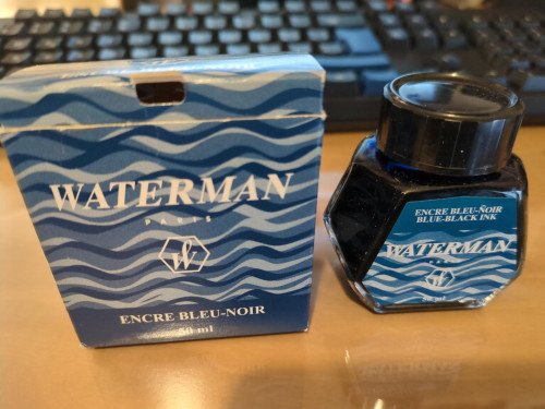 Calamaio Waterman blu-nero