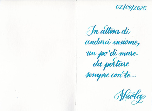 Testo del biglietto