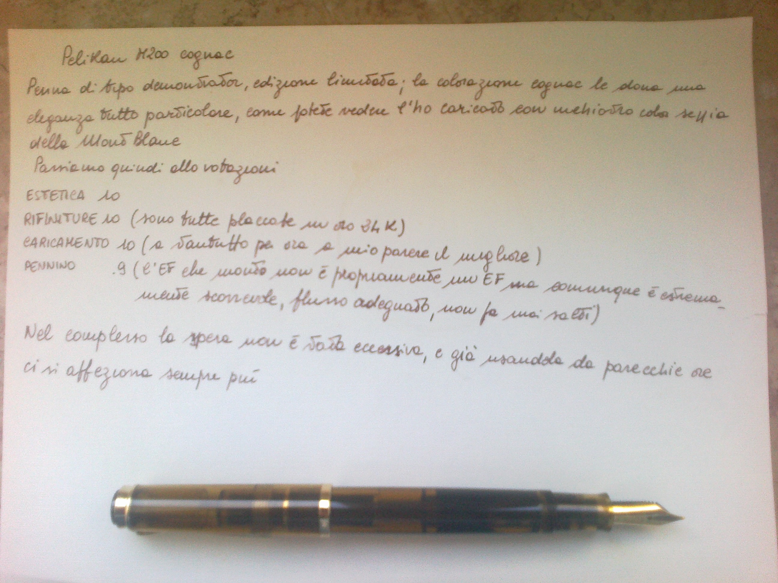 Pelikan M200 Cognac special Edition