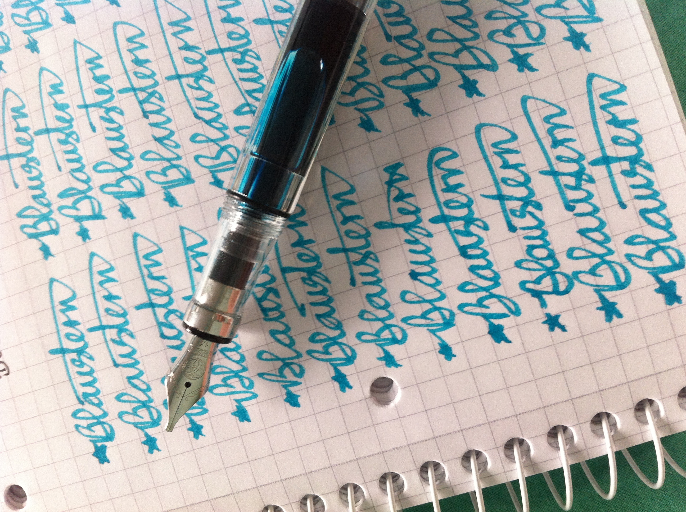 Prova TWSBI 580 stub 1.1 &amp; Diamine Marine