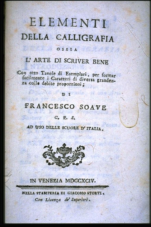 Francesco Soave - Elementi della calligrafia - frontespizio.jpg