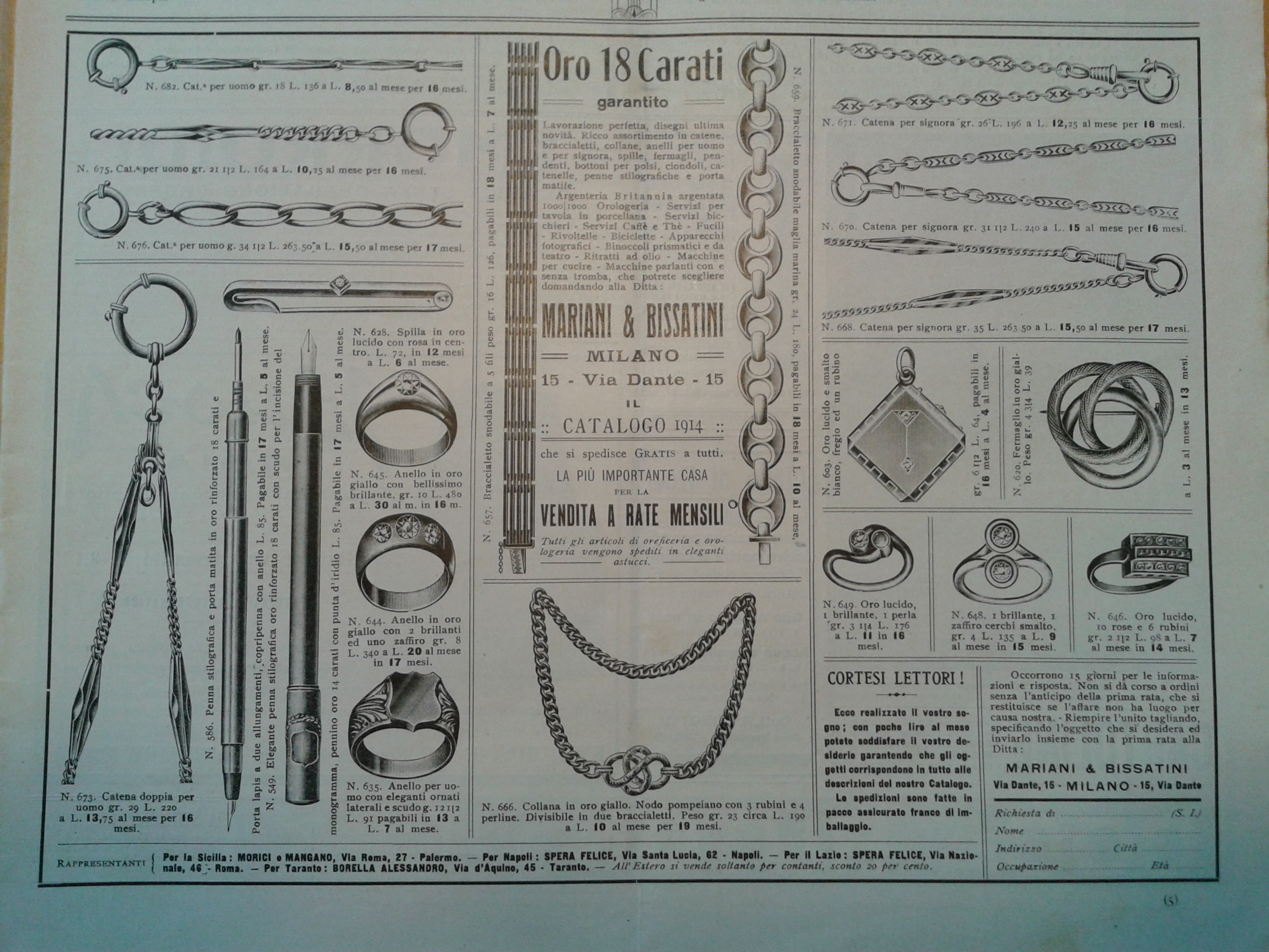 1. Pubblicità della ditta Mariani e Bissatini - dalla rivista quindicinale SCENA ILLUSTRATA - Anno L. Num. VI. Firenze, 15 marzo  1914 - pag. 5.jpg