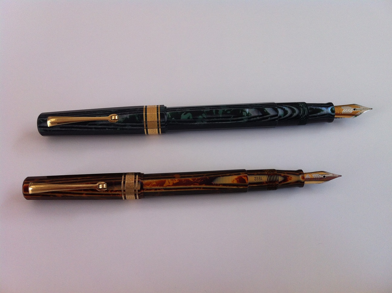 OMAS ARCO Green e MINI Brown