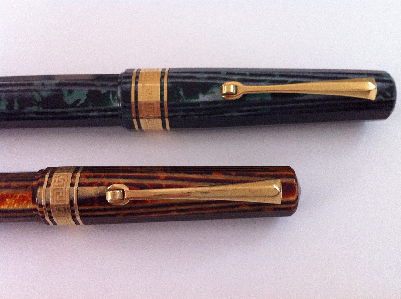 OMAS ARCO Green e MINI Brown