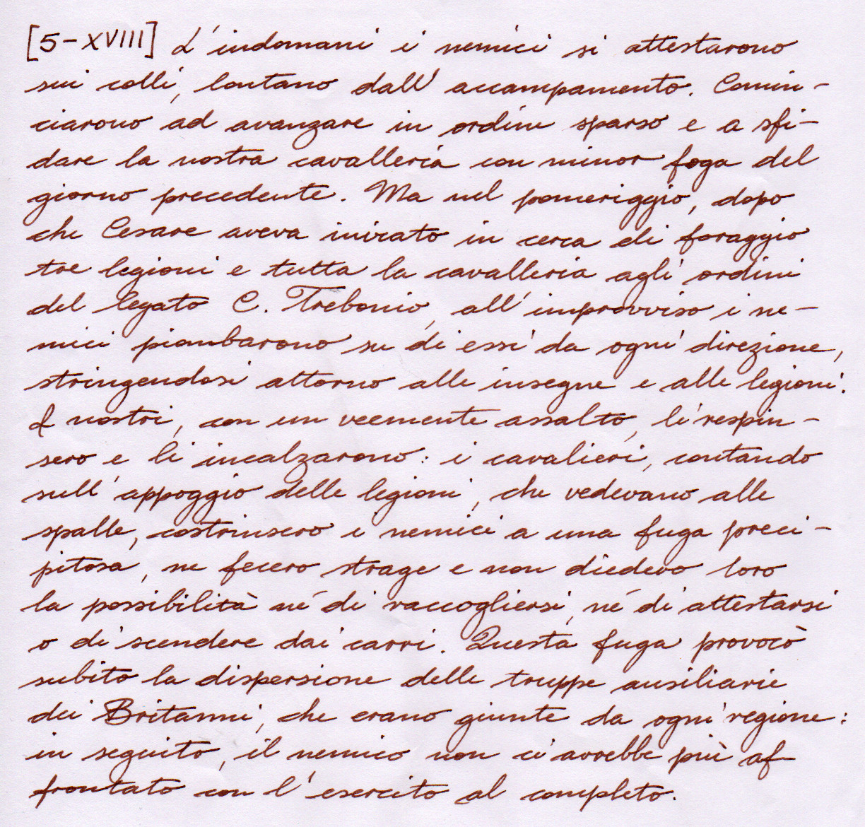 Cesare De Bello Gallico Libro 5, VIII - Parker Frontier con Marlene Brown