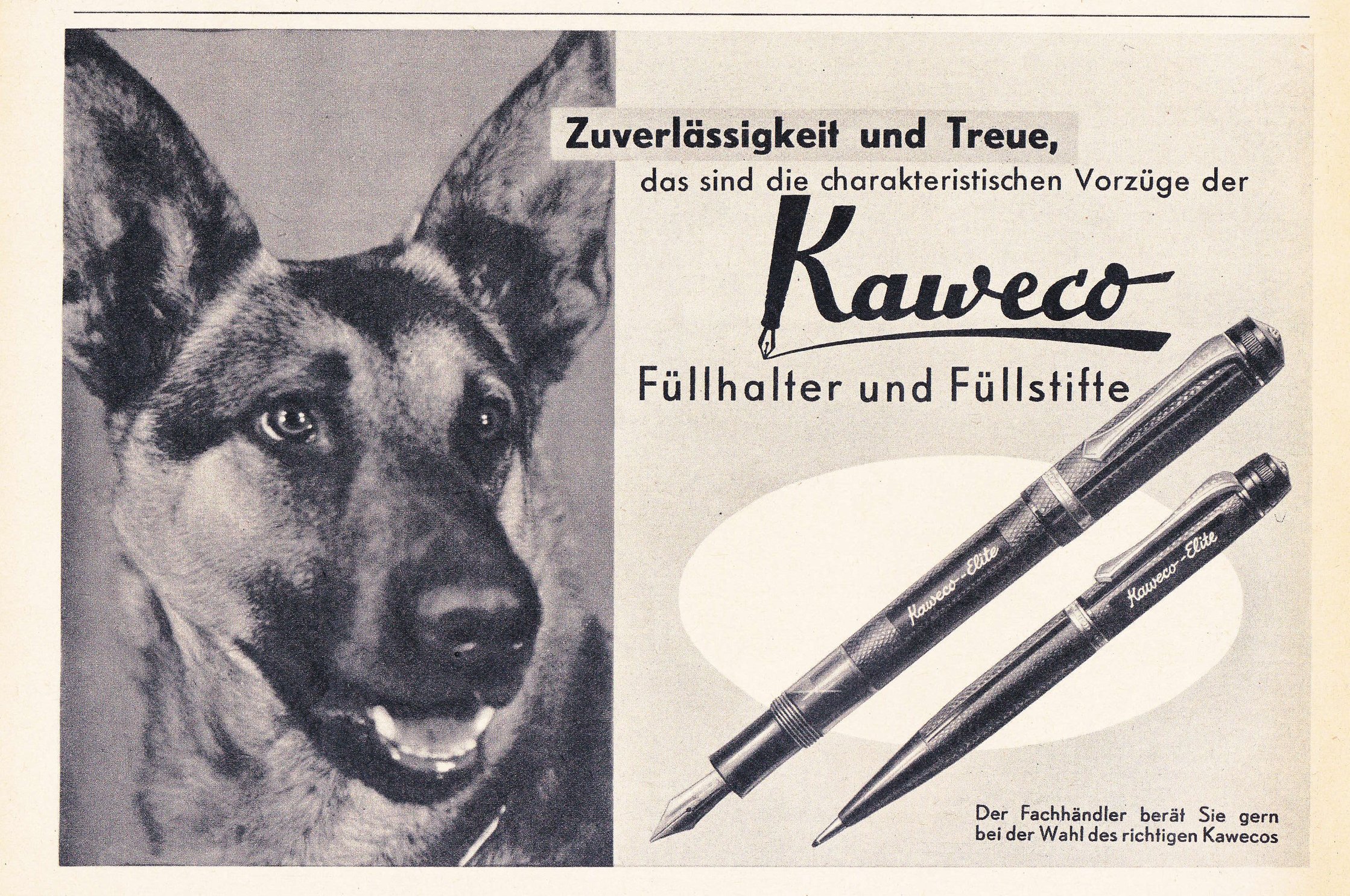 1. KAWECO mod. Elite - 1941-03 - SIGNAL - quindicinale - 2o Numero di Marzo 1941 - Nr.6 - pag.32 cane lupo.jpg