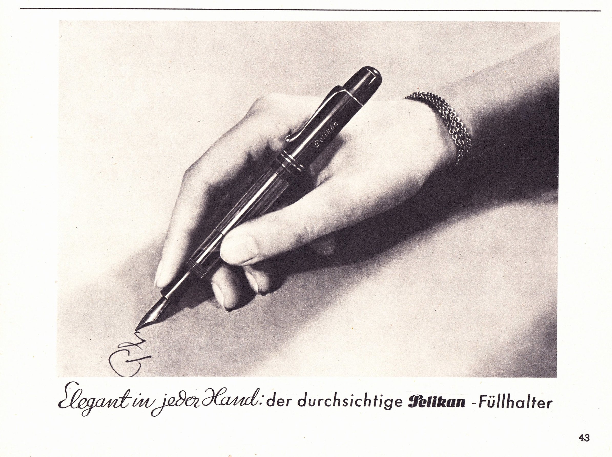 9. PELIKAN mod.100 - 1940-12 - SIGNAL - quindicinale della Wehrmacht - 1o Numero di Dicembre 1940 - Nr.17 - pag.43.jpg