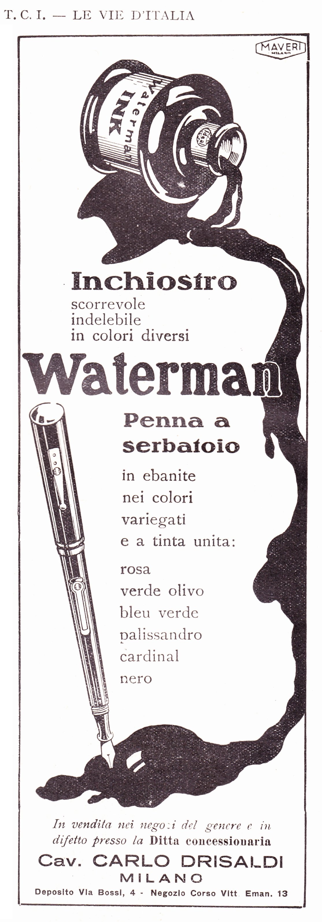 A3. WATERMAN - 9x & Ink - 1930-06. LE VIE D'ITALIA TCI - Anno XXXVI - N.6, pag.278..jpg