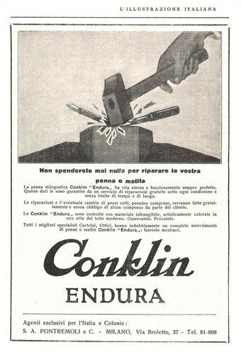 2. CONKLIN -  Endura - 1930-03-09. L'Illustrazione Italiana - Anno LVII - N.10, pag.378..jpg