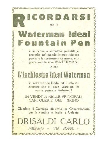 3. WATERMAN - generica - 1922-12-15. Enciclopedia dei Ragazzi - quindicinale - seconda di copertina.jpg