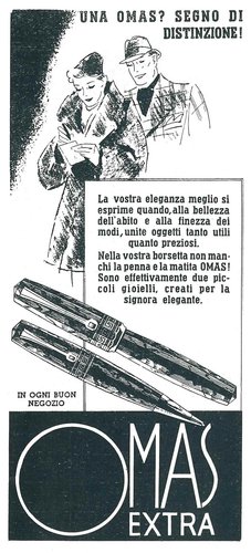 4. OMAS - Extra lady in set - 1939-04-30. L'Illustrazione Italiana - Anno LXVI, N.18 - pag. X.jpg