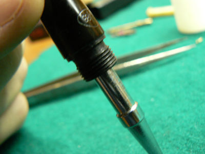 fig.4 - inserzione del tubetto