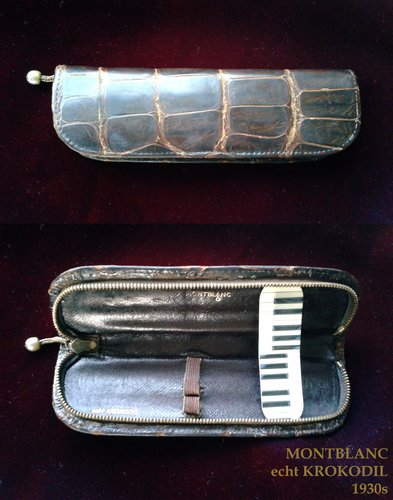 Montblanc Etui 1930s - echt Krokodil.jpg