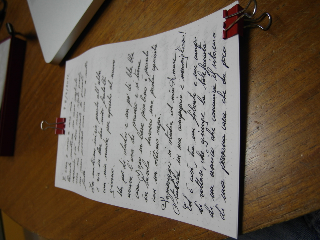 Un giorno in poche pagina..ma con un "Bel" tratto!!