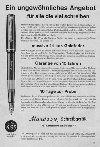 3. MAROSSY - Nr. 6 - 1952-11. Kosmos, pag.III.jpg
