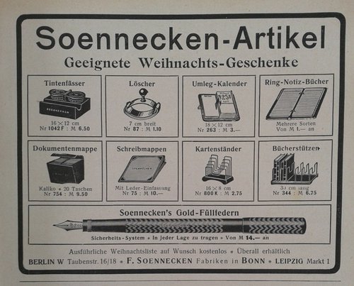 5. SOENNECKEN - safety e altri prodotti della Casa - 1916-12. Velhagen und Klasings Monatshefte - Anno XXXI fascicolo IV.jpg