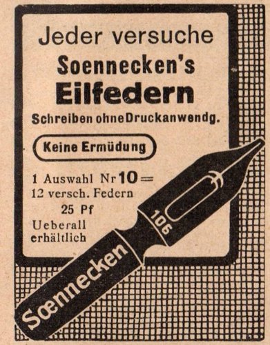 5. SOENNECKEN - pennini n.106 - 1911-11-24. Fliegende Blätter N.3461.jpg