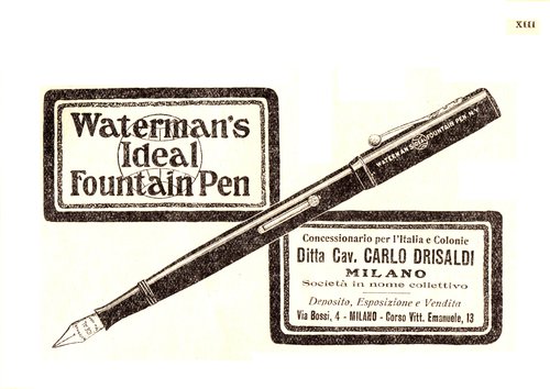 1. WATERMAN - 5x - 1928-09-01. La Lettura - Rivista Mensile del Corriere della Sera - Anno XXVIII N.9, pag.XIII - Copia.jpg