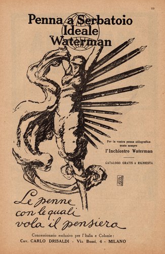 3. WATERMAN -  - 1926-11-01. La Lettura - Rivista Mensile del Corriere della Sera - Anno XXVI N.11, pag.III.jpg