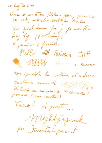 Inchiostro Pelikan Edelstein Amber