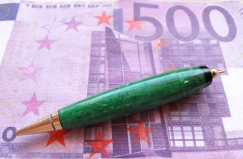 Parker Duofold Pencil jade green 1931 - 1.jpg (3.16 MiB) Visto 5386 volte Parker Duofold Vest Pocket Pencil jade green - 1930