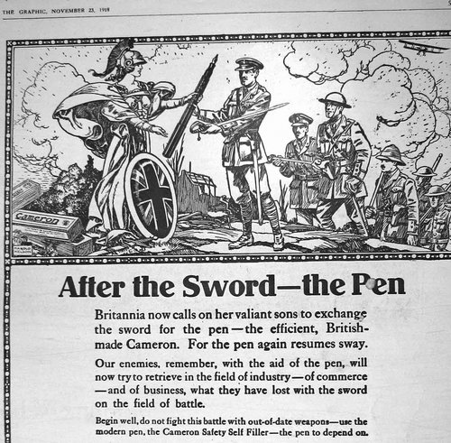 31.Cameron - 1918-11-23 - Copia.JPG (620.61 KiB) Visto 5533 volte Cameron Penna-Spada 1918.11.23