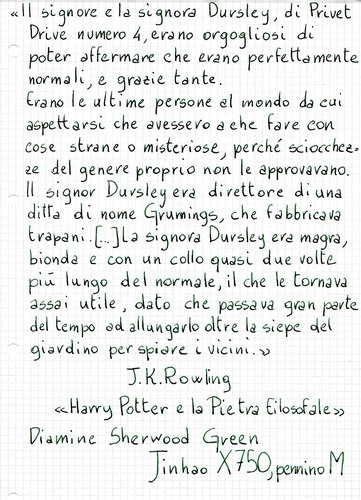 Esempio su carta a quadretti quaderno Cartorama