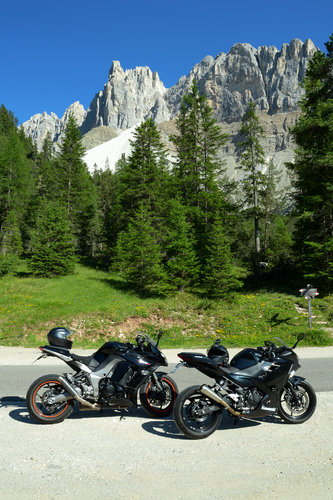 Piazzola con vista delle Dolomiti