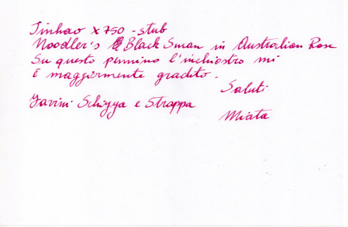 Img691.jpg (410.33 KiB) Visto 2256 volte Prova con pennino Jinhao stub (fai da te).