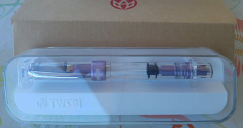 Twsbi Diamond 580 al r purple pennino f